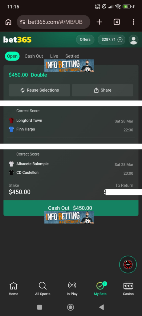 pro fixed matches