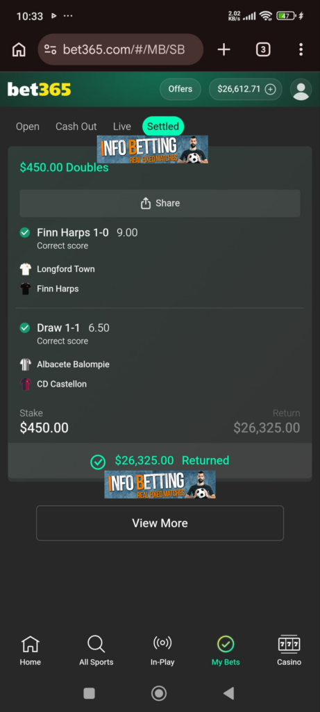 betting pro matches