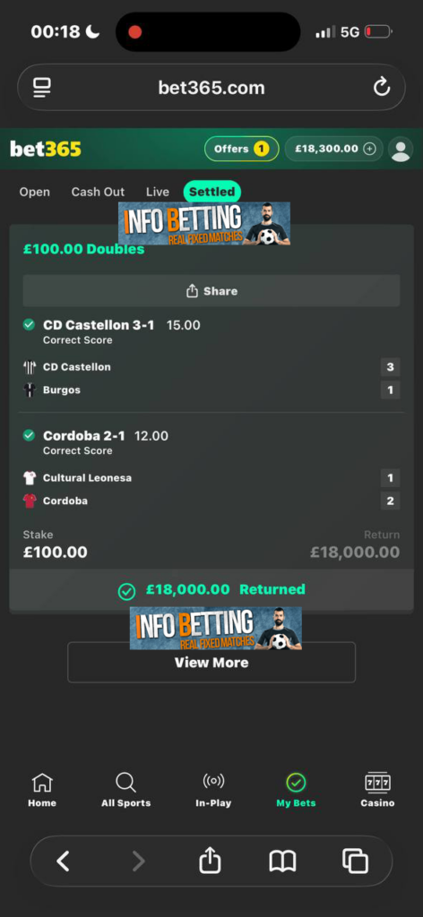 popular fixed matches